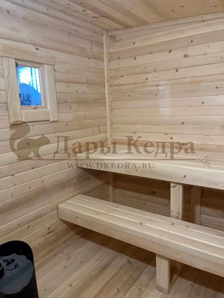 Каркасно-щитовая баня из кедра «Оптима»