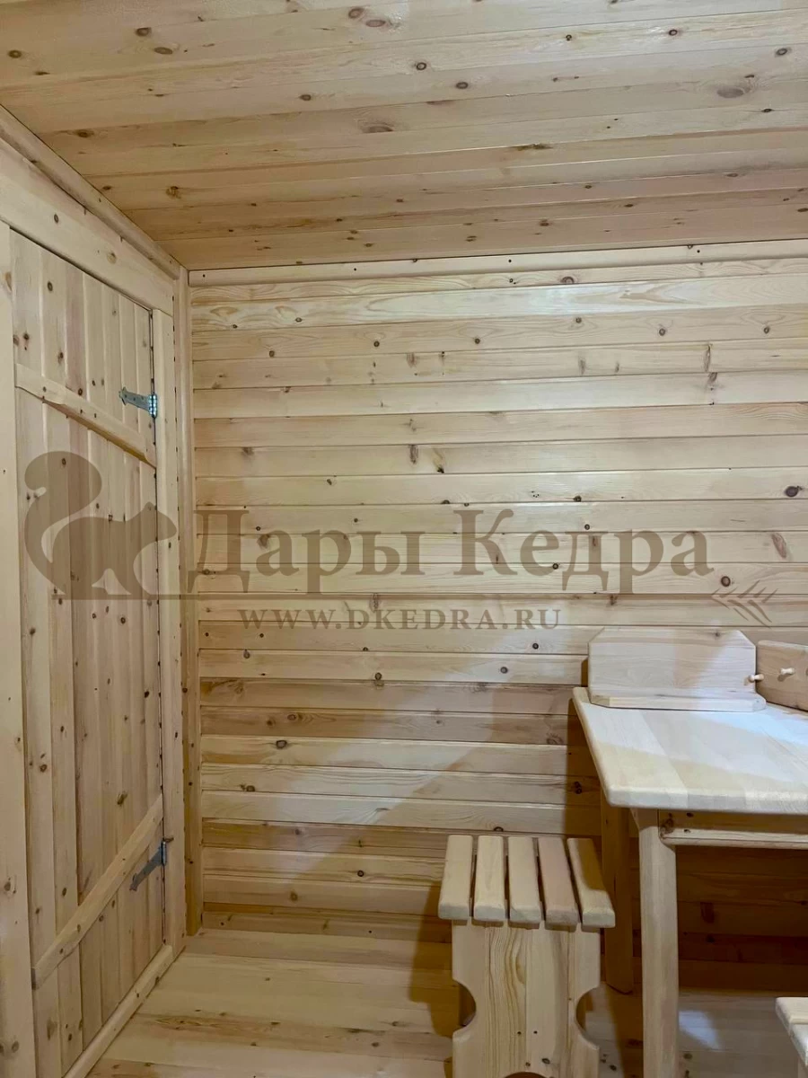 Каркасно-щитовая баня из кедра «Оптима»